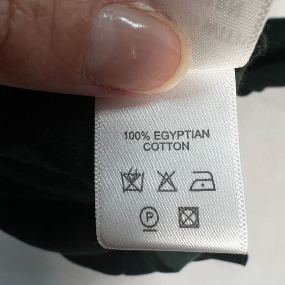 Sibel Saral Egyptian Cotton Knit Sweater Pullover Crew Neck Deep Green XS - Picture 9 of 9